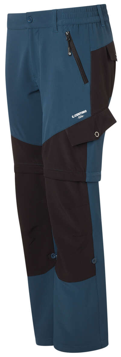 C.Centimo Herren 2-in-1-Trekkinghose, dunkelblau